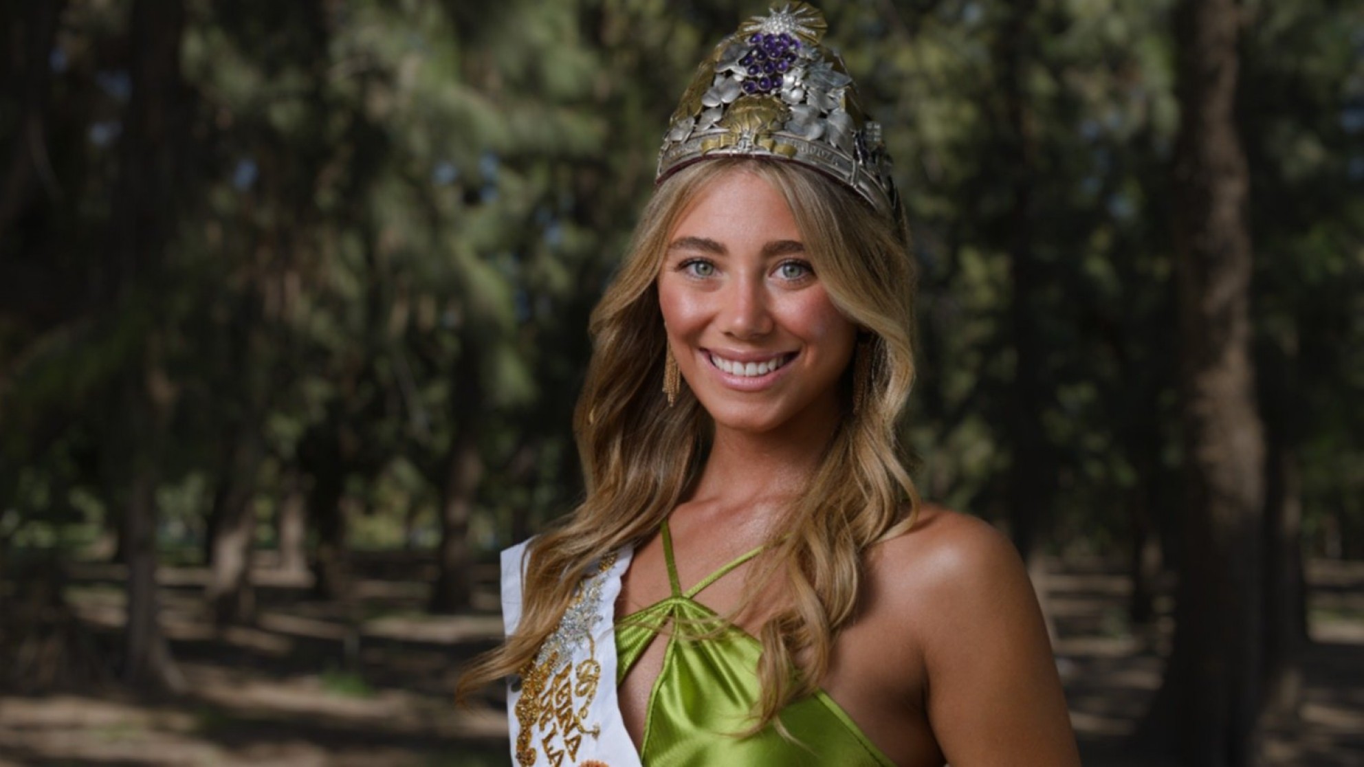 Agostina comenzó a ser histórica como Reina de la Ciudad de Mendoza